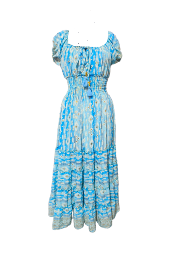 Wanderlust Maxi Dress | Off Shoulder Sunddress| Summer Dress