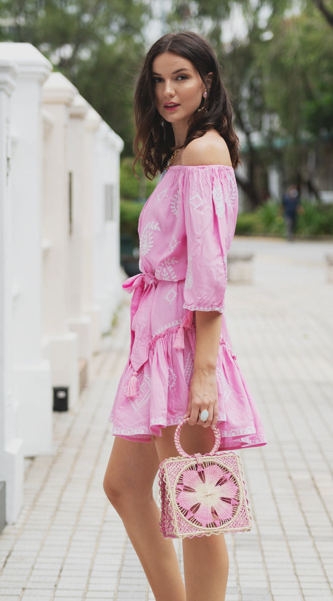 Sunset Off Shoulder Dress