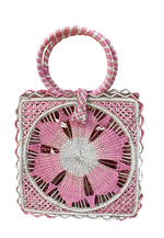 Load image into Gallery viewer, Square Pink Handcrafted Bag - Pre-order
