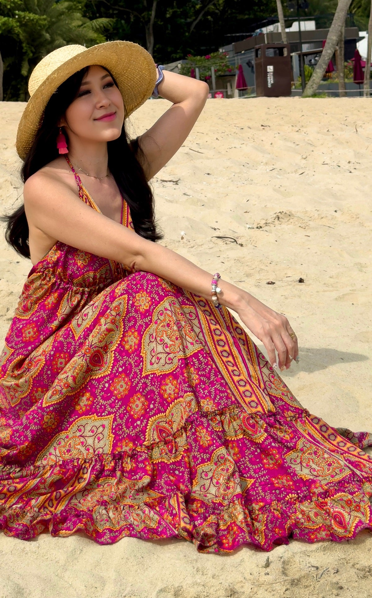 Breeze Silk Maxi Dress