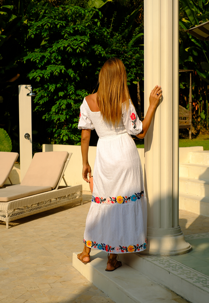 Floral Cotton Maxi Dress