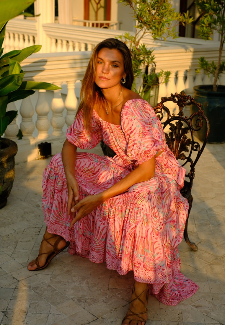 Silk Maxi Skirt I Silk Tiered Co-ord Set