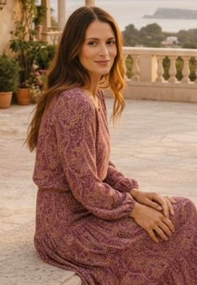 Crop Top I Silk Tiered Co-ord Set I Beachwear SG