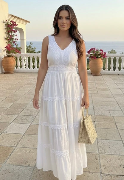 Perfect Summer Dress  | White Cotton Dress  | Summer Dresses Singapore