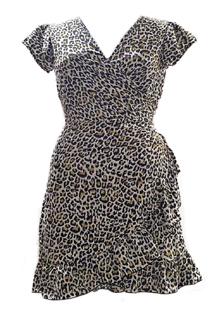 Boho Silk Wrap Dress