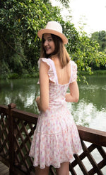 Load image into Gallery viewer, Floral Organic Cotton Bohemian Dress | Beachwear Singapore
