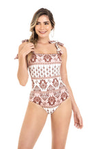 Load image into Gallery viewer, Tribal Tummy Control Swimsuit
